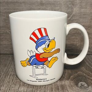 1984 Olympic Games Vintage Athletics Mug - White